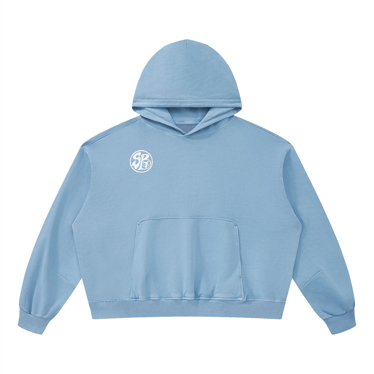 Seugruh Bastien Boxy Vintage-Washed Hoodie