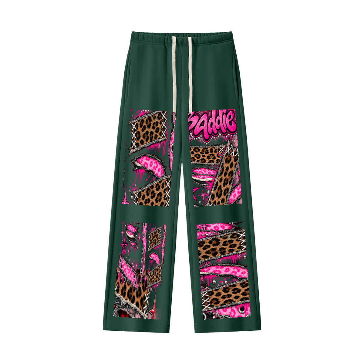 Seugruh Bastien Women's “Baddie” Straight Leg Sweatpants
