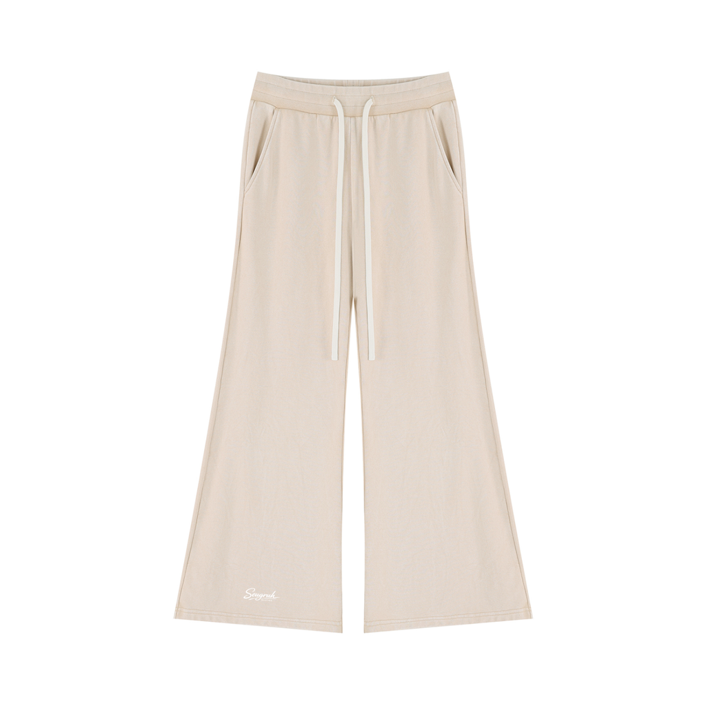 Mineral Wash Flared Sweatpants