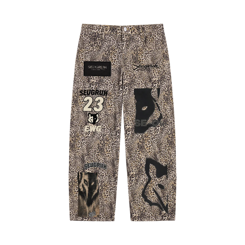 Seugruh Bastien Leopard Jeans