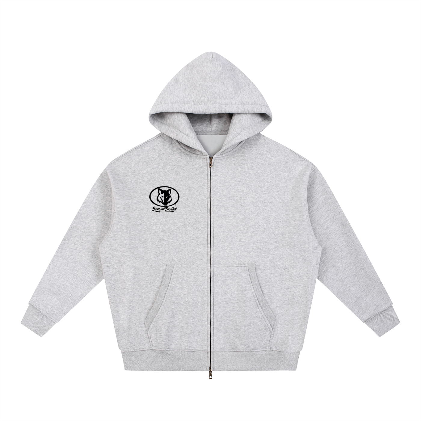 Branded Oversized Boxy Hoodie