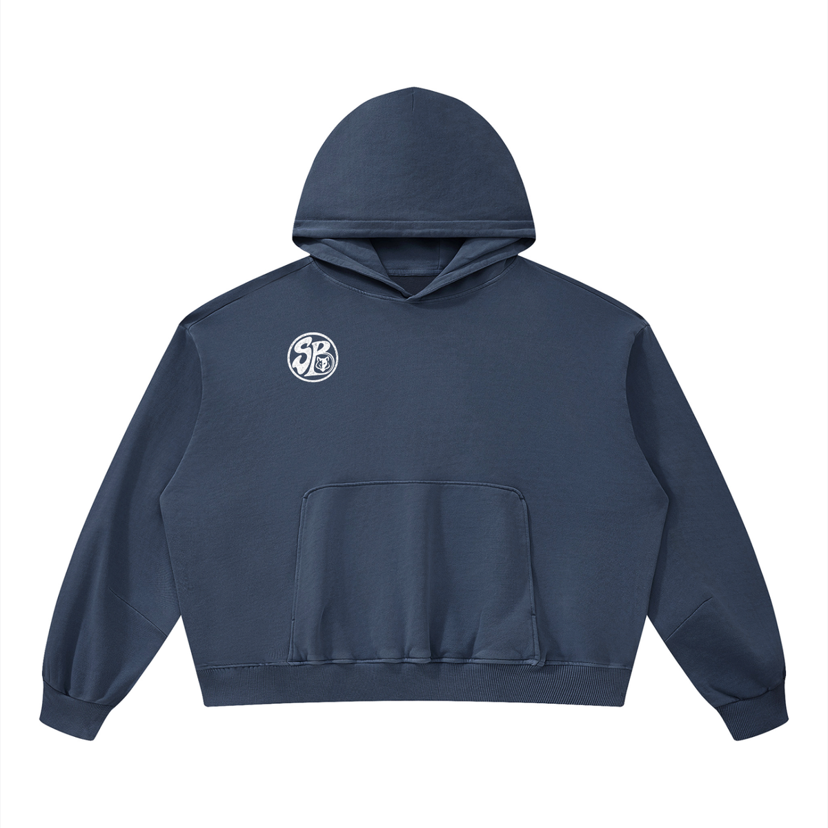 Seugruh Bastien Boxy Vintage-Washed Hoodie